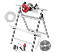 YXYLJOZ Tagliapiastrelle Elettrico smussatore, utensile per smussatura a 43° per piastrelle in Ceramica e porcellana, 13000 Giri/min, spessore del Bordo regolabile, Design a doppia (Machine+Bracket)