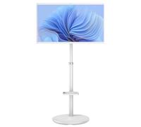 YXYLJOZ Televisor con Pantalla táctil: portátil IPS Full HD de 32 Pulgadas, con Ruedas giratorias de 360° y Soporte Ajustable en Altura. Ideal para cocinar, Hacer Ejercicio y Realizar