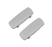 YXYOZMD 4 Piezas Beige AIRBAG Airbag ABC Pilar Inserto Embellecedor Cubierta Insignia para CC para Golf Passat para Polo Touran 5G0853437 1K0853437 3C0853437(Gray 4Pcs)