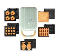 YXYSSMDGHY Toster De Sándwich De 650w, Mini Fabricante De Sándwiches, Platos Antiadherentes, Fabrica Sándwiches, Queso a La Parrilla, Postres, Limpieza Fácil,E
