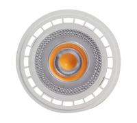 YXZKJZJ 1 bombilla LED reflectora regulable de 12 W, de aluminio, AR111, foco G53, reflector con atenuación Para interior y exterior(Warm White,G53)