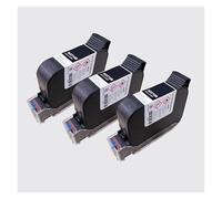 YXZKJZJ 2 uds 2-12,7mm W3T10B Cartucho de Tinta de Secado rápido solvente Negro for Impresora de Mano Impresora de inyección de Tinta en línea Gran compacidad(3PCS)