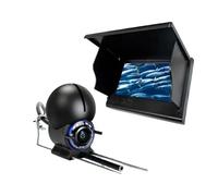 YXZKJZJ Cámara de Pesca submarina 1080P HD de 4,3 Pulgadas con Pantalla LCD portátil, buscador de Peces en Hielo for Pesca en Barco y mar, con batería de 5000 AMH. Vista Clara(15m 5 Inch)