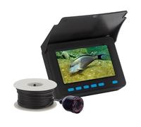 YXZKJZJ Cámara Impermeable IP68, Monitor LCD de 4,3 Pulgadas con DVR, Cable de 20/30 m, Sistema de cámara/Monitor de Pesca portátil subacuático. Vista Clara(30m-DVR)