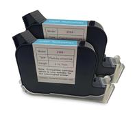 YXZKJZJ Cartucho de Tinta de Secado rápido a Base de Agua, solvente ecológico, 2 uds., 2588, 2588 + 12,7mm Gran compacidad(2 Red cartridges)