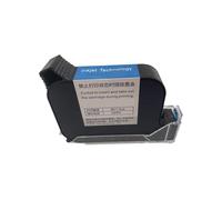 YXZKJZJ Cartucho de Tinta solvente de Secado rápido Compatible con Alta adherencia A12 for Impresora de inyección de Tinta en línea portátil de 12,7mm Gran compacidad(Black)