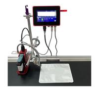 YXZKJZJ Impresora de inyección de Tinta térmica en línea con codificador automático de Fecha de caducidad de 12,7 mm/25,4 mm y 28 Idiomas. Secado rápido para etiquetado y codificación(5 Inch 25.4MM)