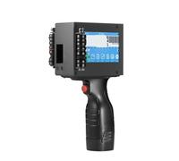 YXZKJZJ Impresora de inyección de Tinta térmica portátil de 25,4 mm con Cartucho de Tinta de Secado rápido de 42 ml for código de Lote QR Número Gran compacidad
