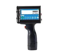 YXZKJZJ Impresora De Inyección De Tinta Térmica Portátil De 25,4 Mm con Pantalla Táctil De 4,3 Pulgadas Código De Lote De Barras QR Logotipo Gran compacidad