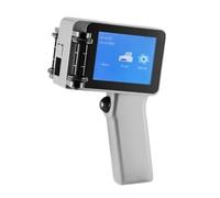 YXZKJZJ Impresora de inyección de Tinta térmica portátil de Mano de 12,7 mm 25,4 mm 25 W for Texto/Fecha/número de Lote/código QR/Logotipo Gran compacidad(12.7MM)