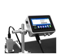YXZKJZJ Impresora en línea 150Plus, Impresora de inyección de Tinta Industrial de 12,7/25,4 MM for código de Barras QR, número de Lote, Imagen Gran compacidad(12.7mm with 1 Ink)