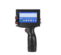 YXZKJZJ Impresora portátil sin Cartucho, Pistola de impresión, máquina de codificación de Fecha, Impresora de inyección de Tinta Manual Secado rápido para etiquetado y codificación