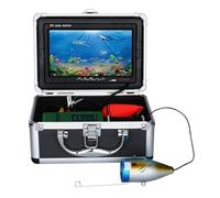 YXZKJZJ Kit de cámara de Pesca submarina de 10 m, 20 m, 30 m, 7 Pulgadas, 1000 TVL, 12 Luces LED infrarrojas, buscador de Peces Vista Clara(20M)