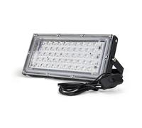 YXZKJZJ Lámpara fluorescente ultravioleta de escenario, resistente al agua, de 50 W y 100 W, de 395 nm y 405 nm, for fiestas con luz negra. Curado rápido para gabinetes de bricolaje(150W Type2)