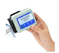 YXZKJZJ Mini Impresora de inyección de Tinta de 12,7mm for código de Barras QR, Fecha, Logotipo, Etiqueta de caducidad, Impresora de inyección Gran compacidad(Blue)