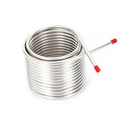 YXZKJZJ Serpentín de enfriamiento de Cerveza, Enfriador de Mosto por inmersión, de Acero Inoxidable, for elaboración casera Uso Multifuncional