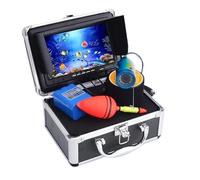 YXZKJZJ Sistema de cámara de Video subacuática LCD de 15 m y 7 Pulgadas con 12 LED for Pesca, monitoreo de cría y resolución de 1000 TVL. Vista Clara