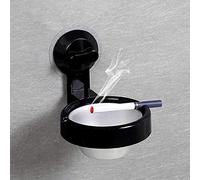 YXZN Soporte para Cenicero Cenicero Sin Perforaciones Montado En La Pared con Ventosa Ceniceros De Aluminio De Plástico Abs Caja De Cenicero De Cigarrillos
