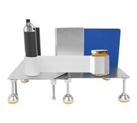 YXZQLOZ Etiquetadora de botellas redondas de escritorio, aplicador manual de etiquetas para botellas redondas/cuadradas/poligonales, altura ajustable, para etiquetado de bebidas