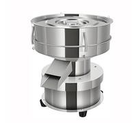 YXZQLOZ Máquina de tamiz vibratorio eléctrico de acero inoxidable 304, tamiz automático de polvo y líquido, 1350 rpm, agitador de harina profesional para una filtración eficiente (1 mesh1lid 10 cm)