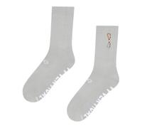 YY Vertical Calcetines de estilo de vida inspirados en la escalada para los amantes de la montaña, calcetines Rock, color gris, talla M, Gris, Medium