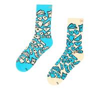 YY Vertical Calcetines de estilo de vida inspirados en la escalada para los amantes de la montaña Rock Socks - Spray Wall Blue M, Azul, Medium