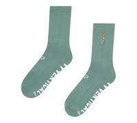 YY Vertical Calcetines de estilo de vida inspirados en la escalada para los amantes de la montaña Rock Socks - Quickdraw Green M, Verde, Medium