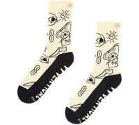 Calcetines YY VERTICAL Climber Doodle Talla de calcetines: 43-46 / Color: negro/beige