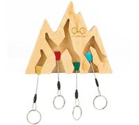Y&Y Vertical - Accesorios para escalada - Key Holder Mountain - Mapple de Madera - Marrón Marrón one size