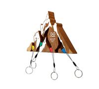 YY Vertical - Llavero de madera de cerezo, edición premium