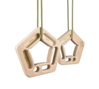 YY Vertical - Penta - Multipresa de Madera Reconocida para Escalada y Entrenamiento Funcional Hangboard Ligero, Portátil y Muy Versátil para Suspensión y Dominadas