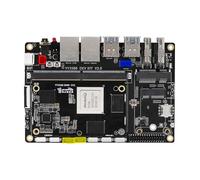 YY3588 AI Development Board RK3588 Chip 8-Core ARM 6TOPs NPU, 32GB LPDDR4 RAM 256GB eMMC5.1, para control industrial Edge AI Smart Terminal AI Tasks (SBC, 16+128GB)
