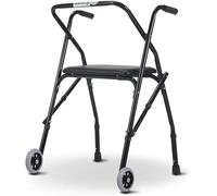 YYAI-HHJU - Andador plegable con 2 ruedas y asiento para personas mayores, peso ligero, altura ajustable, para ancianos, movilidad médica, andador rodante, es tan amable de ti Safehappy