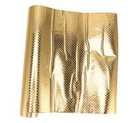 YYALYYON Adhesivo de pared de aluminio a prueba de aceite para armarios de cocina, parte trasera autoadhesiva, duradero, fácil de limpiar, 78.7 pulgadas de longitud para varias superficies (30 x 2 m)