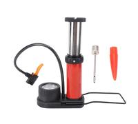 YYALYYON Bomba de Bicicleta con manómetro Mini Bomba de Piso para Bicicleta Bomba de pie portátil compacta para Bicicleta eléctrica Motocicleta Coche Rojo