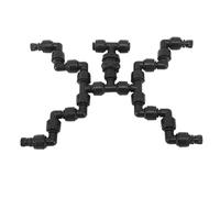 YYALYYON Boquilla para de nebulización de terrario Reptarium, para Exo Terra Zoo Med, nebulizador Ajustable de 360 Grados, Efecto de pulverización Uniforme, humidificador