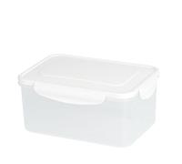 YYALYYON Contenedores de almacenamiento para frigorífico, cajas organizadoras de ensaladas vegetarianas divididas de mantenimiento fresco de 4 compartimentos PP