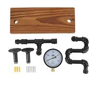 YYALYYON Estante de Pared de Hierro Forjado, Estante de Almacenamiento de tubería de Agua para Colgar en la Pared, Estilo Industrial Retro, Ahorro de Espacio, para Sala de Estar