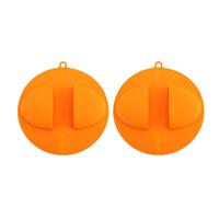 YYALYYON Guantes de Barbacoa Resistentes al Calor para Asar, Juego de 2 Manoplas de Horno de Silicona, livianos, Apto para lavavajillas, Uso en Interiores y Exteriores