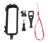 YYALYYON Jaula para cámara cámaras de acción X4, Amplia compatibilidad con Accesorios Originales, diseño Hueco, interfaces de Zapata fría Dual, amortiguación de Tornillo