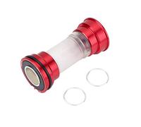 YYALYYON Soporte inferior para bicicleta de larga duración, para bicicleta de montaña, con junta de goma impermeable, rotación suave, aleación de aluminio duradera (Roja)