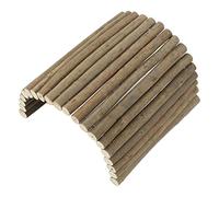 YYALYYON Túnel de Madera para hámster, Animal PEQUEÑO, Puente Flexible para jerbo, Conejillo de Indias, Chinchilla, hurón, Rata Erizo (20 * 40CM)