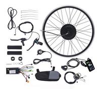 YyanLAK Kit Bicicleta Electrica, Kit Bici Electrica, Kit de Conversión de Bicicleta Eléctrica 27,5 Pulgadas, Rueda Delantera 36 V 500 W, Motor Máximo 35-40 km/h, Pantalla LCD, Tracción