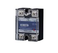 YYAZXSIQ SSR-10AA 25AA 40AA SSR - Disipador de calor de CA monofásico con control de CA de 70-280 V CA a 24-480 V CA 60 A 80 A 100 A AA relé de estado sólido (L)