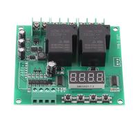 YYB - Placa de control de avance y retroceso para motores de 12 V y 24 V, módulo de temporización con retardo y relé inalámbrico para corriente continua y de 7 a 27 V,