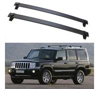 YYBCDSA 2 Piezas Aluminio Baca Barras de Techo, para Jeep Commander 2002-2010 Portaequipajes Bacas Techo Barras Transversales Coches Accesorios Viaje