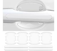 YYBCDSA 8 Piezas Protectores para Manilla De Coche, para Toyota RAV4 / Hybrid 2019-2023, Plástico, Blanco, Puerta