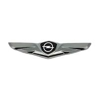 YYBCDSA Emblema Parrilla Coche metálico, para Opel Corsa-C Corsa-D Corsa-E Corsa-F Plástico ABS Cromado Emblema Parrilla Coche metálico con, Insignia Adhesivo del Logotipo,D