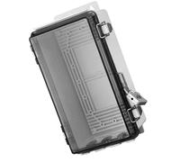 yybng Caja Eléctrica Exterior Estanca | Caja de Proyectos con Tapa Transparente, A Prueba De Polvo Con Cerradura, Protege Enchufe, Conector, Regleta Eléctrica