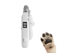 yybng Cortauñas para Perros,Pantalla Digital Eléctrica con Luces LED - Cortadora De Uñas De Precisión De Mascotas - para el Corte y Cuidado de Almohadillas y Uñas de Cachorros y de Todos los